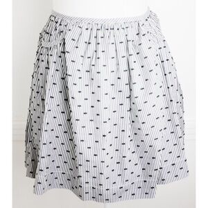 See by Chloe • Seersucker Swiss Dot Mini Skirt